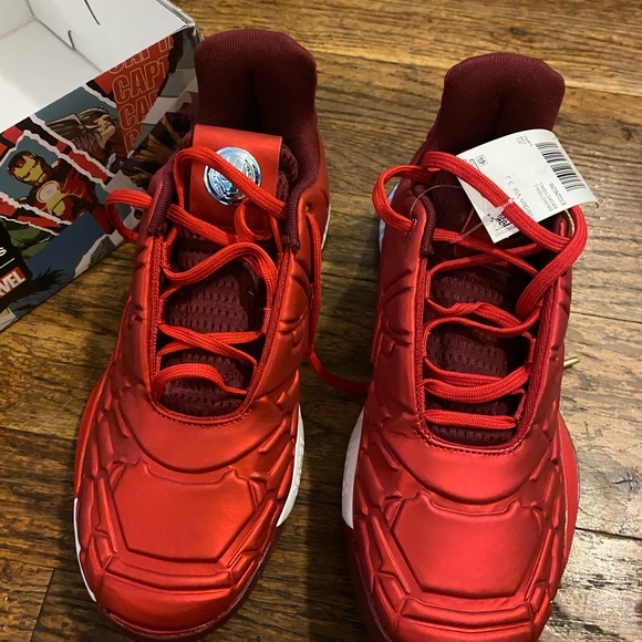 BNWT, Adidas X Marvel Harden Vol 3 Ironman Kicks 4 - Picture 8 of 8